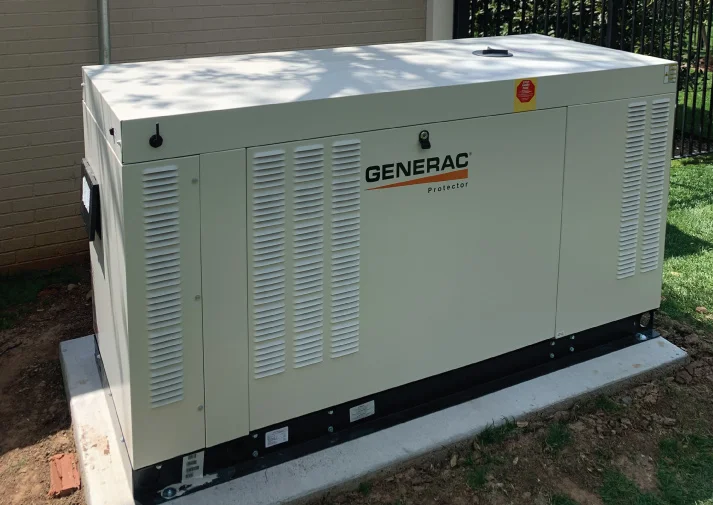 Generac emergency generator installed by tom king electric